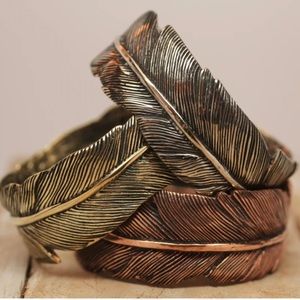 ✨ AUTHENTIC Baghsu Light as Feather Brass Cuff Bracelet ✨
